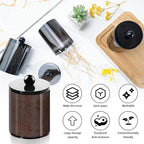 4 Pack Qtip Holder, Canister Apothecary Jar Set, Bathroom Jars - Image 3