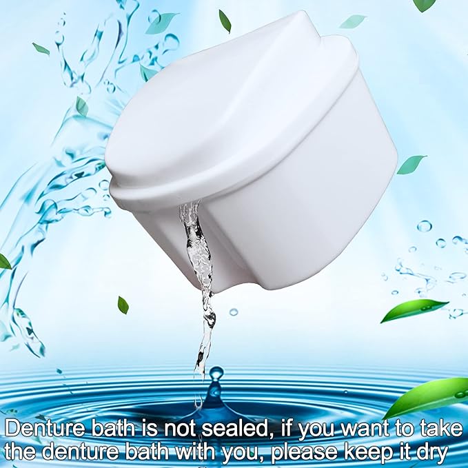 Denture Soaking Box Orthodontic Retainer Bath Case - Image 7