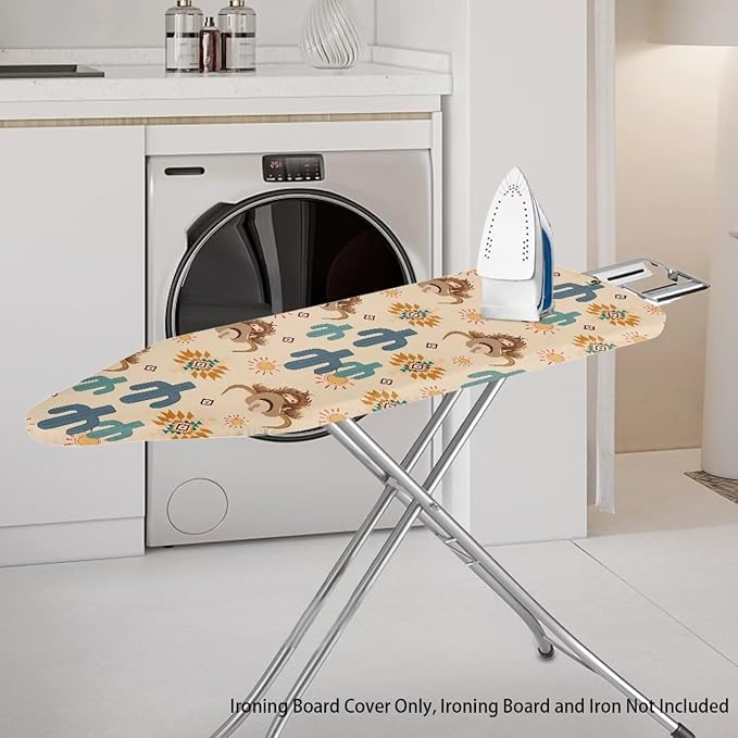 Sprowallow Cactus Cow Ironing Board Cover Stain Resistant Standard Size 15x54 - Image 2