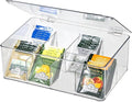 Clear Tea Bag Organizer, Dresser Organizers Drawer Organzier Storage Container by ZEXALOR