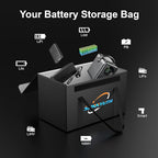 12V 100Ah LiFePO4 Lithium Battery Fireproof Safe Bag, Large Capacity - Image 8