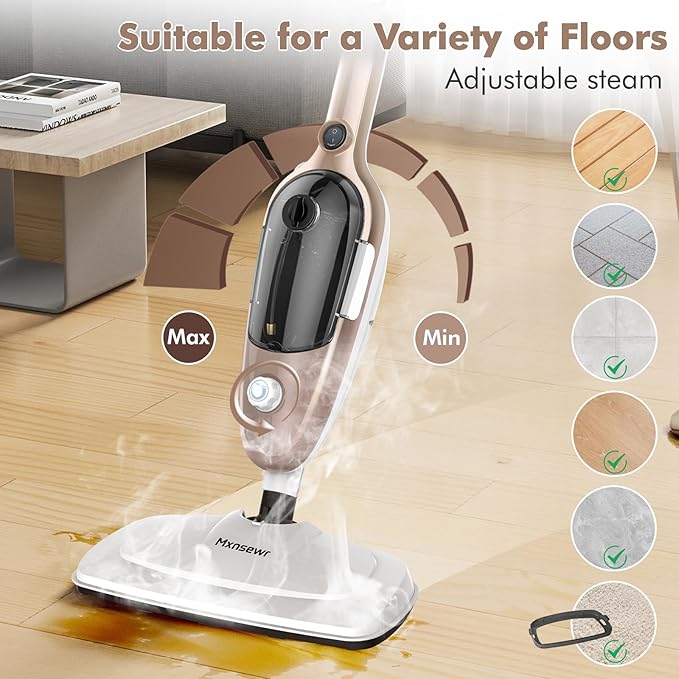 Steam Mop - All-in-one Powerful Handheld Steam Cleaner Detachable Floor Steamer - Image 2