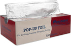 Aluminum Foil Sheets, 500 Sheets, 12 x 12inch/sheet, Precut Aluminum Foil Wraps by Wonlooker