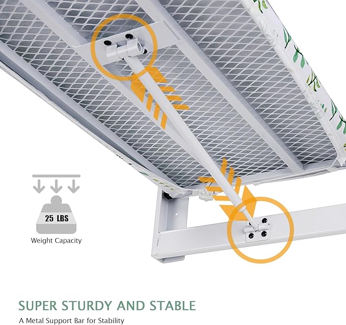 SheeChung Wall Mounted Ironing Board 36"X12", Foldable Ironing Boards - Image 3