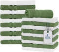 DAN RIVER 100% Cotton Washcloths 20 Pack Premium Quality Face and Body Cloth by DanRiver