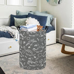 Round Dinosaur Waterproof Laundry Hampers Gift Basket Children's Toy Organizer - Image 5