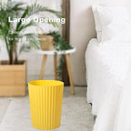 JiatuA Small Trash Can Plastic Wastebasket Round Garbage Container Bin - Image 2