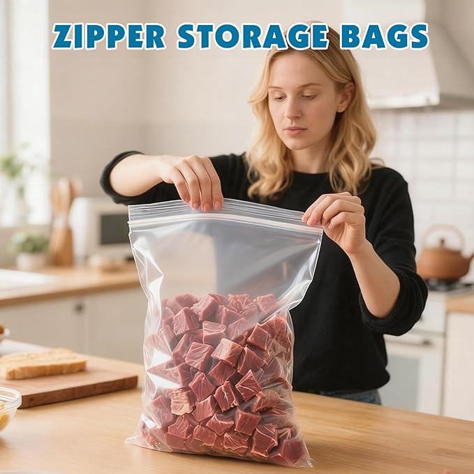 40 Pack Large 3 Gallon Storage Bags - Image 5