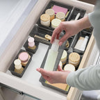 15 PCS Clear Plastic Drawer Organizer Set, 4-Size Acrylic Drawer Storage Trays - Image 2