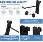 20Pcs Gridwall Hooks, Metal Grid Panel Hanging Peg Hooks, Grid Wall Accessory - Image 4