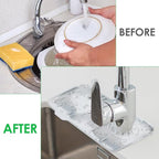 Sink Faucet Splash Guard Mat Silicone Soap Dish Pad Faucet Handle Drip Catch - Image 4