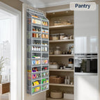 Yecaye 6-Tier Over The Door Organizer Dual-Column of 12 Compartments, College - Image 9