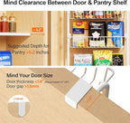 Delamu Over the Door Pantry Organizer, 6-Tier Pantry Organizers and Storage - Image 2