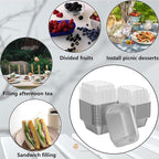100 Pack 1 lb Rectangular Disposable Aluminum Foil Pan 16 oz Take Out Food - Image 7