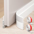 Hojoy 2 Pack Under Door Draft Stopper, Adjustable Door Sweep Anti-Collision by HOJOY