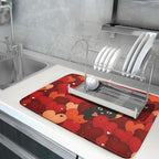 Valentine's Day Dish Drying Mat 18 x 24 Inch - Image 5
