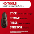 Command Medium Oil Rubbed Bronze Metal Hooks, 2 Hooks and 4 Strips, Damage-Free - Image 7