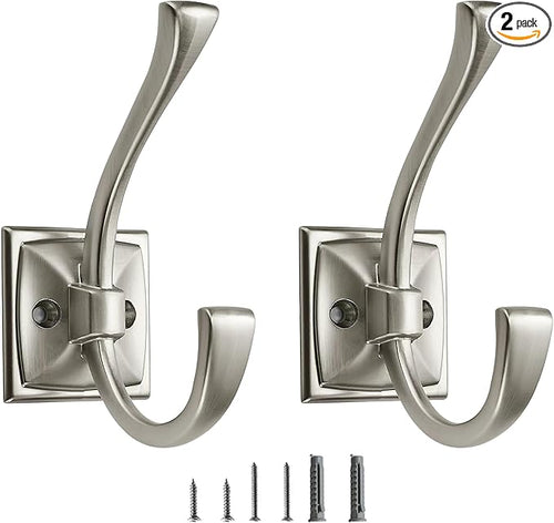 2 Pack Decorative Heavy Duty Towel Hooks by CABDM