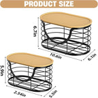 2 Pack Trash Bag Holder，Stackable Trashbag Dispenser - Image 4
