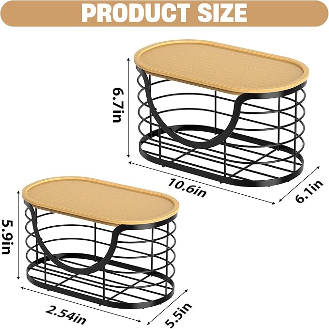 2 Pack Trash Bag Holder，Stackable Trashbag Dispenser - Image 4