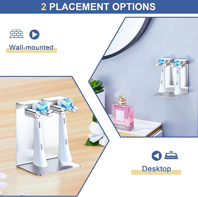 Toothbrushes Holder, Electric Toothbrush Head Holder, Electric Tooth Brush Stand - Image 7