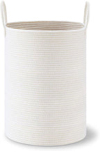 VIPOSCO Large Laundry Hamper, Tall Woven Rope Storage Basket - Image 8