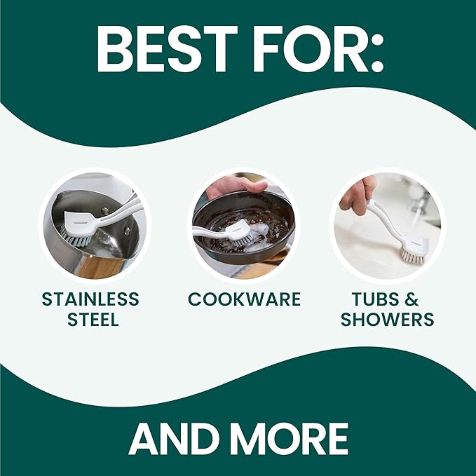 Scotch-Brite Pot + Pan Brush, Durable and Long Lasting Dish Brush - Image 4