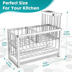 Sinnsally Kitchen Sponge Holder, 2 Tier Sink Caddy Organizer - Image 5