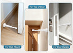 6PCS Spring Door Stoppers for Wall - Image 6