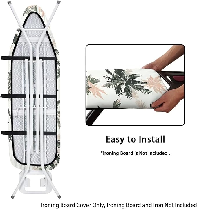 Coconut Tree Ironing Board Covers Accessories Universal Stretchy Cover - Image 4