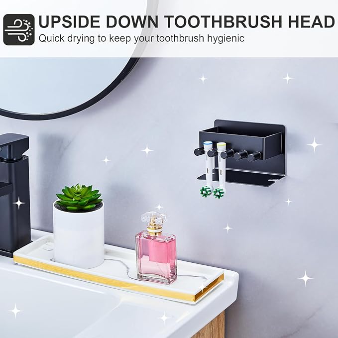 Electric Toothbrush Head Holder, Electric Toothbrush Holders Wall Mounted - Image 6