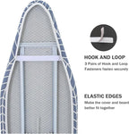 Ironing Board Cover and Pad Standard Size 15 x 54, 3 Pairs of Hook and Loop - Image 4