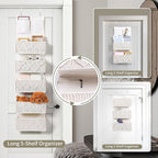 ANTIS'S HOME Over the Door Organizer Macrame Boho Nursery Storage - Image 2