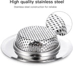 4 Pack Heavy Duty Stainless Steel Kitchen Sink Drain Strainer, Bathroom Hair - Image 4