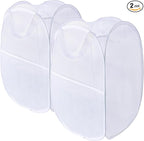 Foldable Mesh Popup Laundry Hamper, Laundry Basket Easy to Open and Fold by Unknown