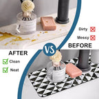 Granite Floor Tiles Sink Faucet Absorbing Mat Mosaic Texture Super Absorbent - Image 6