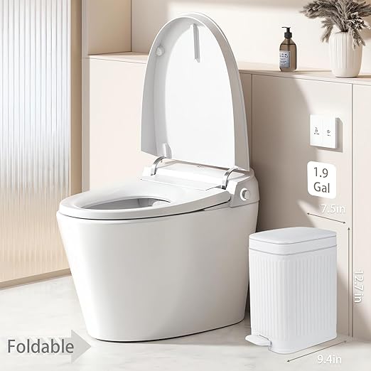 rejomiik Small Bathroom Trash Can - Image 2