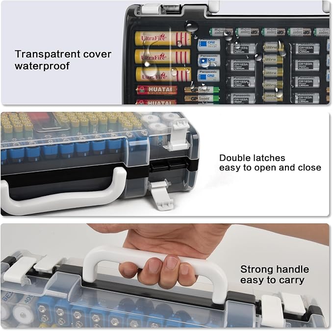Battery Organizer Storage Holder Case - Image 3