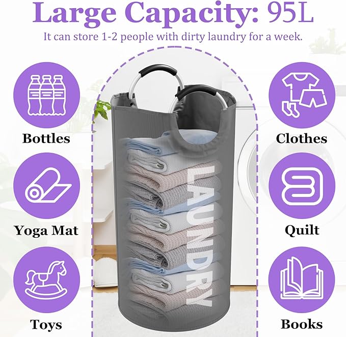 Collapsible Laundry Basket - Image 2