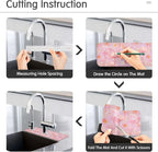 Kitchen Sink Splash Guard 1 PC 30 Inch Sink Faucet Mat Splash Guard - Image 4