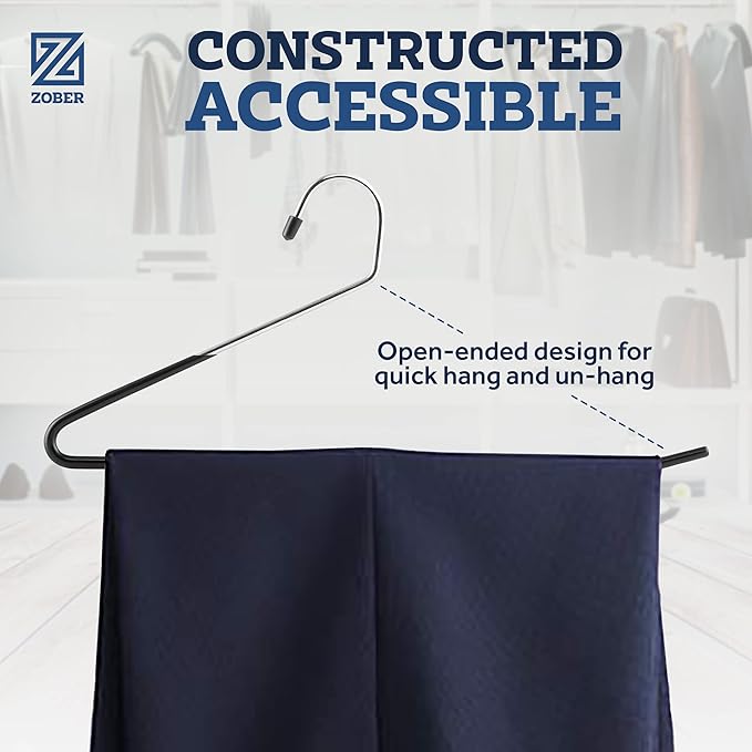 Zober Pants Hangers Non Slip - Image 7