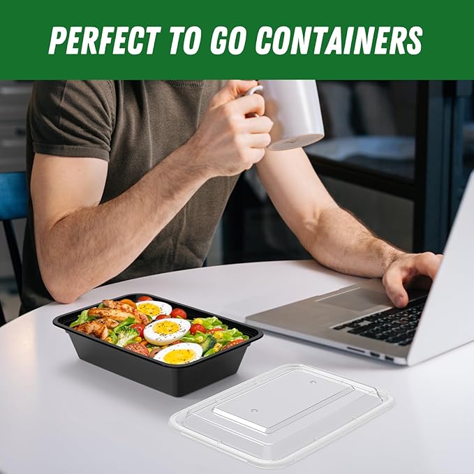 50 Pack 38 oz Meal Prep Containers Reusable - Image 7