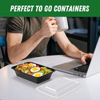 50 Pack 38 oz Meal Prep Containers Reusable - Image 7