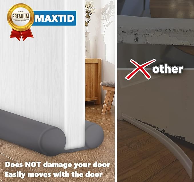 MAXTID 32" Gray Door Air Draft Stopper - Image 9