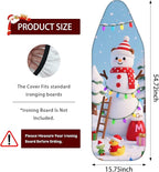 Nuxovilar Ironing Board Cover Winter Snowman Pattern Polyester 15x54 Inches - Image 3