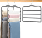 Closet Organizers and Storage, Pants Hangers Space Saving, Velvet Hanger - Image 7