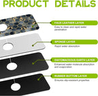 Kitchen Sink Splash Guard Faucet Mat Super Absorbent Fast Drying Mat Guard - Image 4