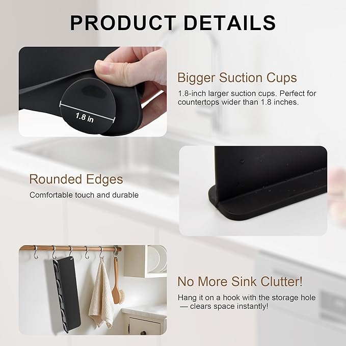 Silicone Sink Splash Guard, Sink Splash Guard - Image 5