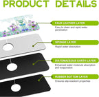 Kitchen Sink Splash Guard Faucet Mat Super Absorbent Fast Drying Mat Guard - Image 4