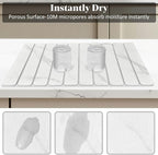 Large Stone Dish Drying Mats for Kitchen Counter, Eco-Friendly Absorbent - Image 2